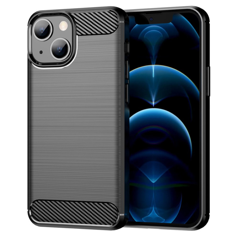 Funda de fibra de carbono cepillada para iPhone 13 Mini