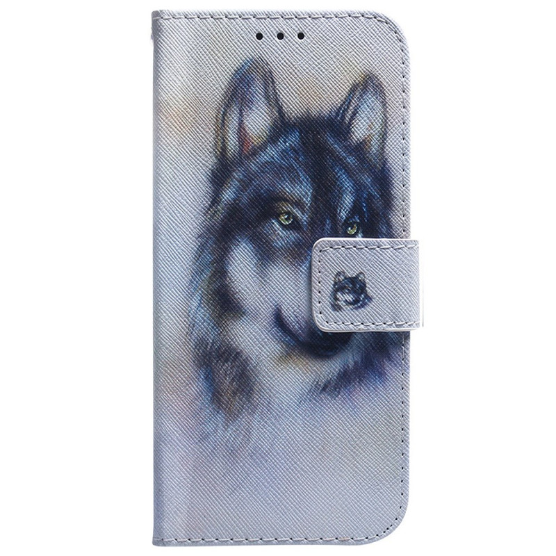 Xiaomi Redmi Note 15 5G Funda Lobo Acuarela