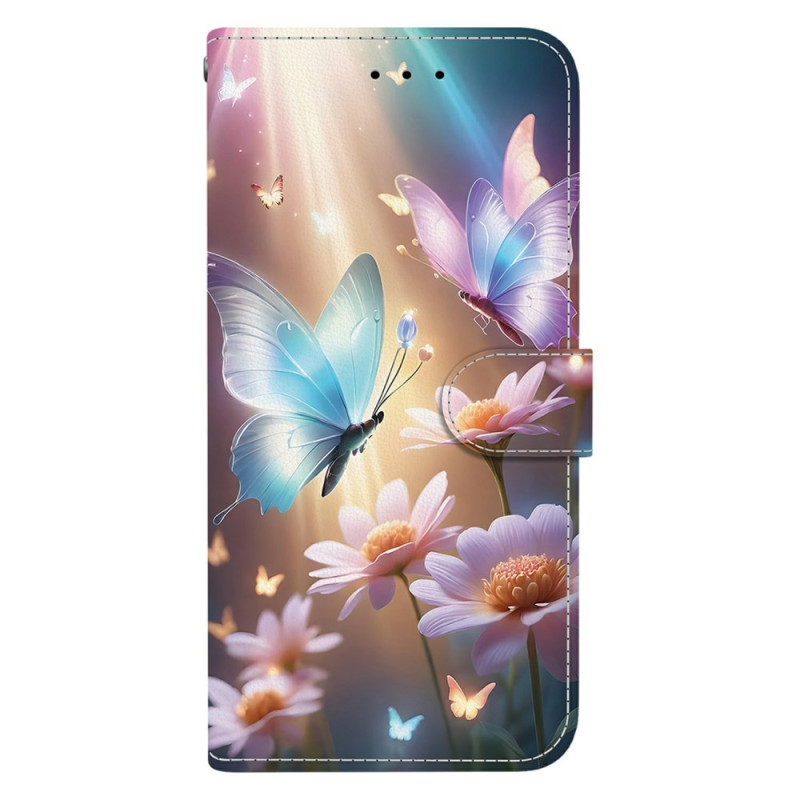 Funda Floral Butterfly para Xiaomi Redmi Note 15 Pro 5G Floral Butterfly
