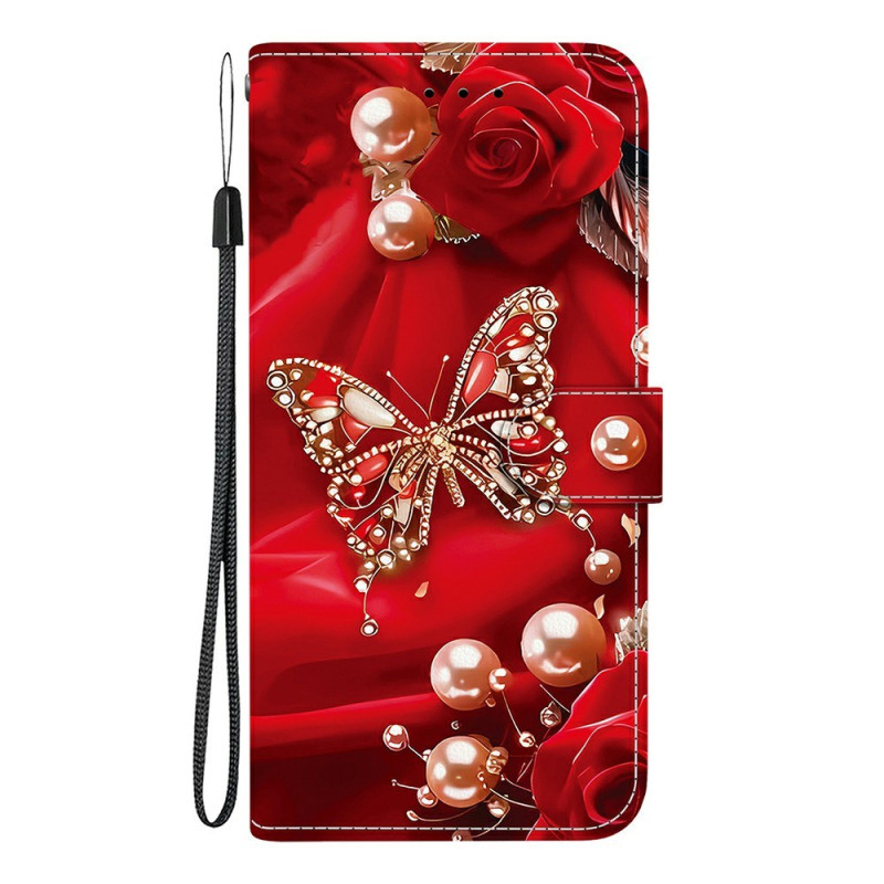 Funda Xiaomi Redmi Note 15 Pro 5G Butterfly Rosa Perla