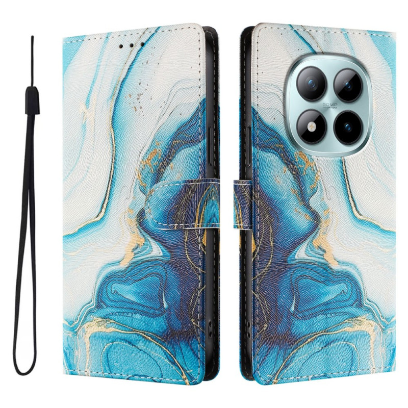 Xiaomi Redmi Note 15 Pro Plus 5G Marble Funda Azul