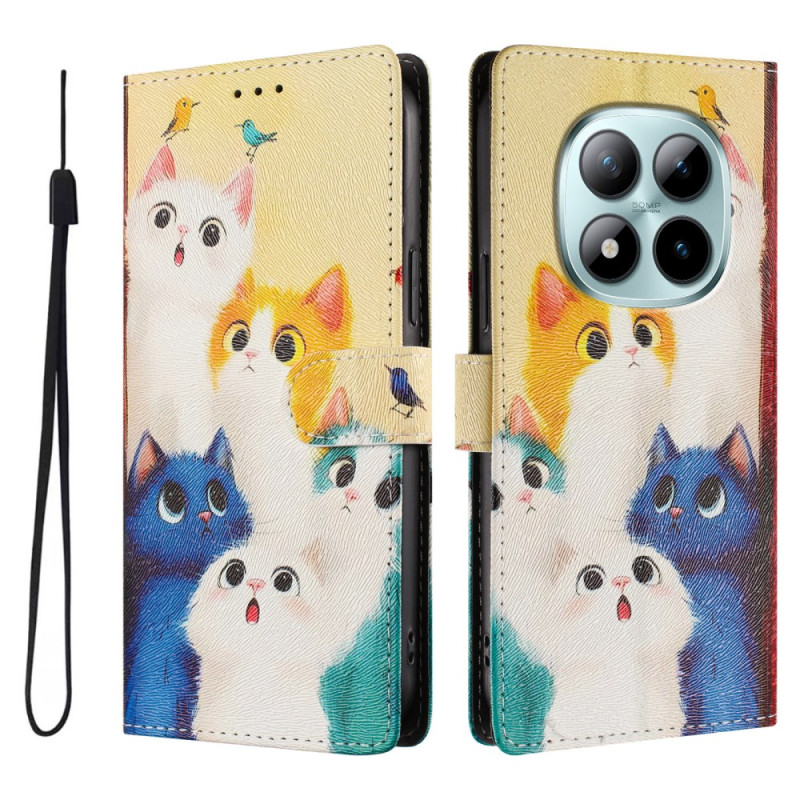 Funda Xiaomi Redmi Note 15 Pro Plus 5G Gatos de colores