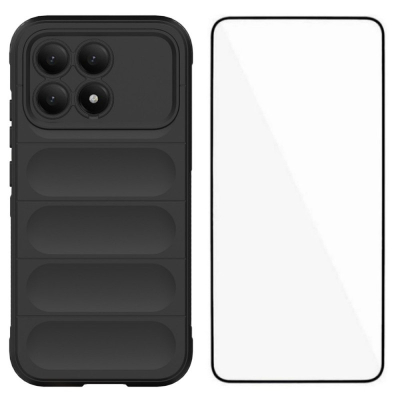 Poco F8 Pro Funda antideslizante con protector de pantalla