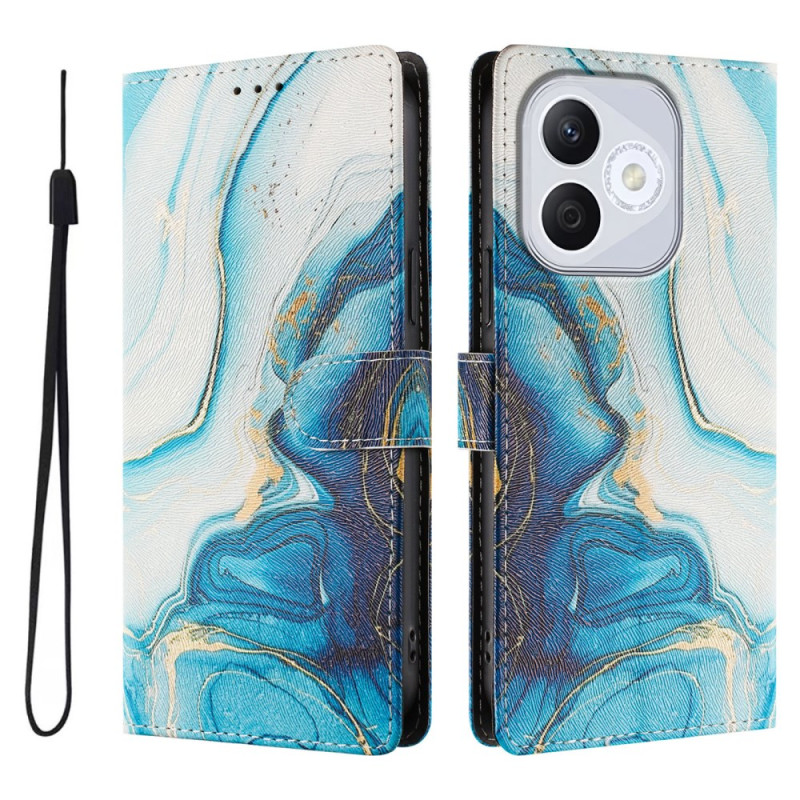 Honor 400 Lite Funda Azul Mármol