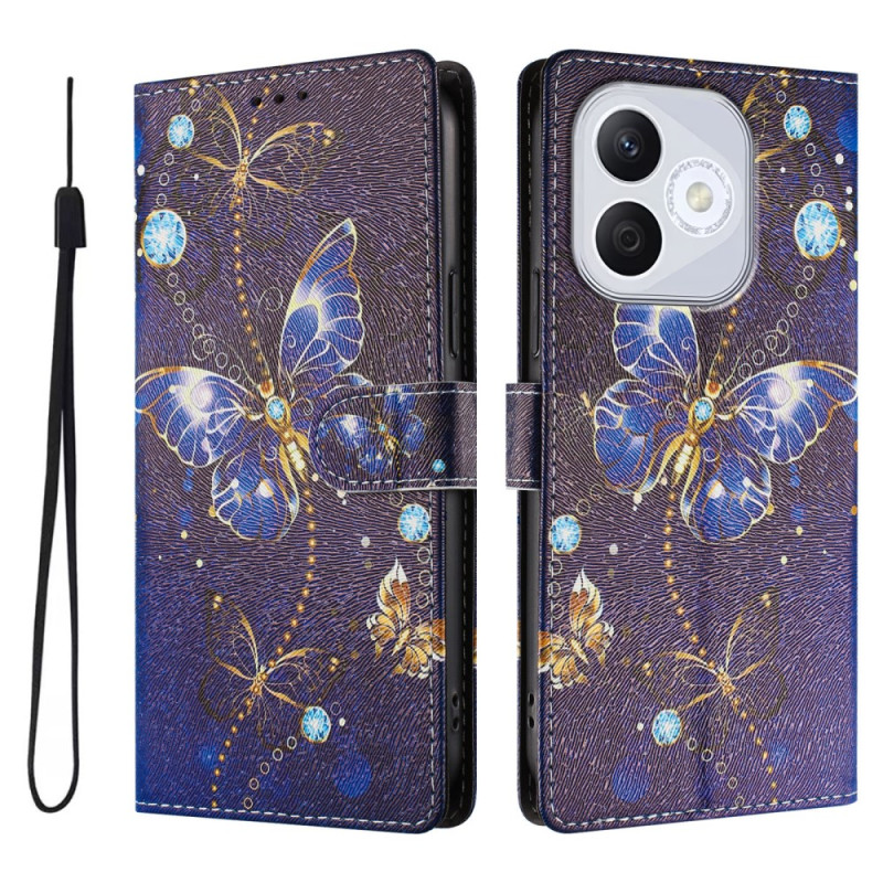 Honor 400 Lite 5G Funda Mariposas Preciosas