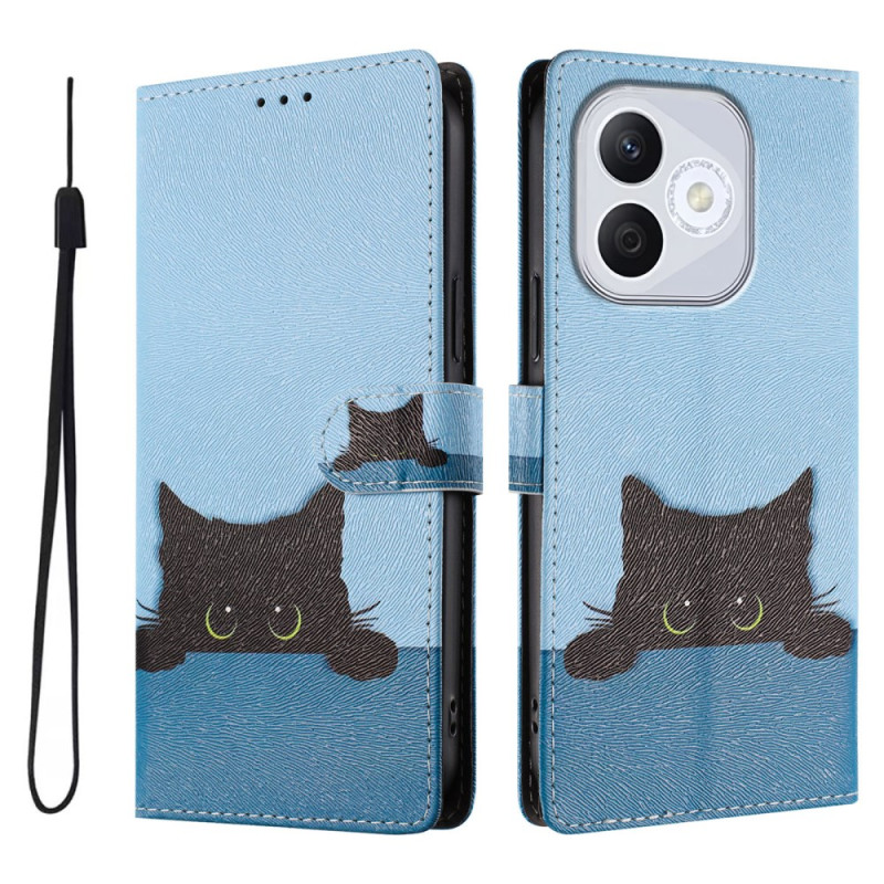 Honor 400 Lite Funda Black Cat
