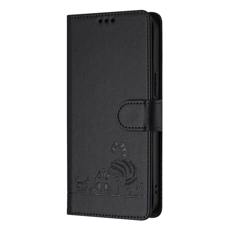 Funda Infinix Zero 30 5G Protección RFID Patrón de gato y ratón