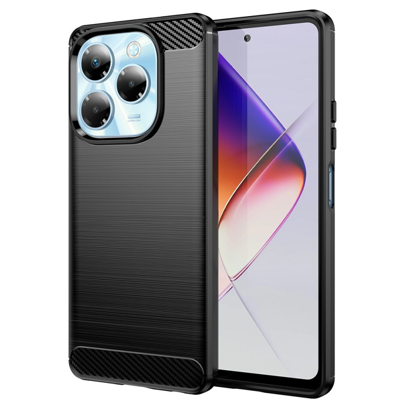 Infinix Note 40X 5G Funda de fibra de carbono cepillada