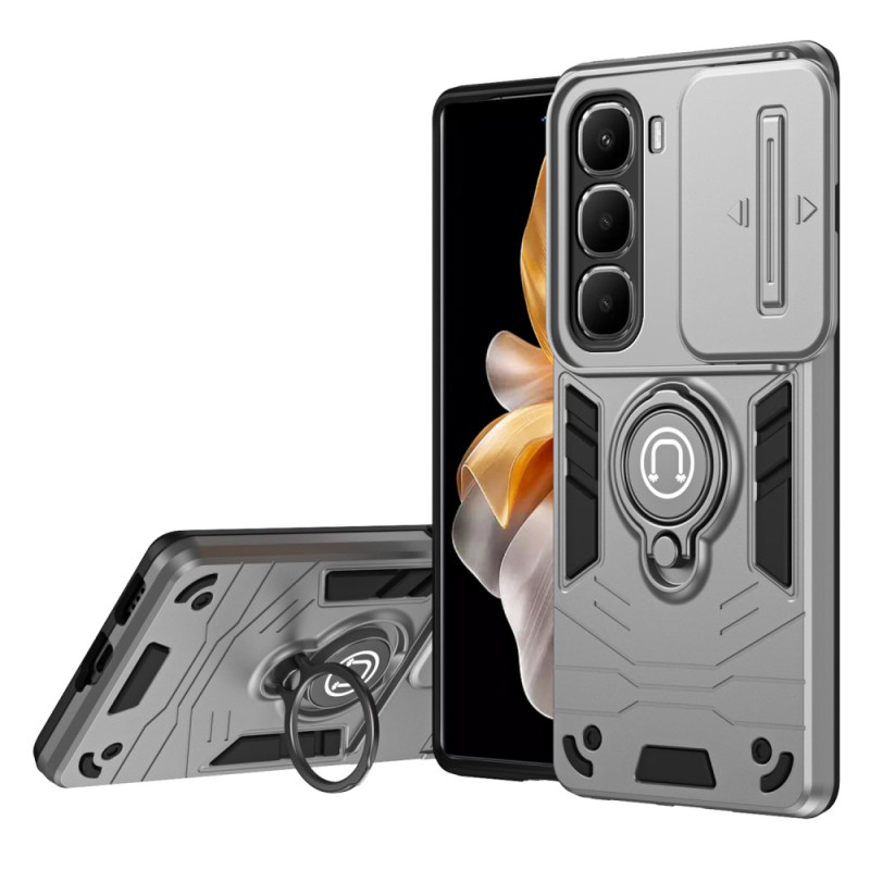 Infinix Hot 60 5G Tapa deslizante para cámara y soporte