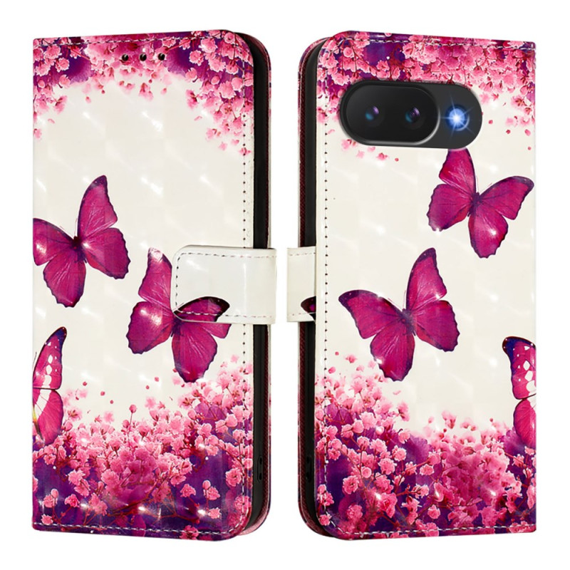 Funda Google Pixel 10A Mariposas Rosa
