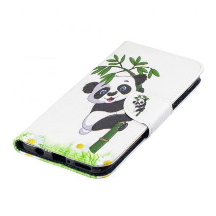 Funda Panda para Huawei P30 Lite en Bambú