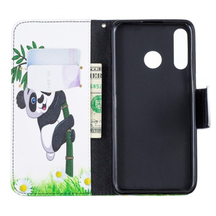 Funda Panda para Huawei P30 Lite en Bambú