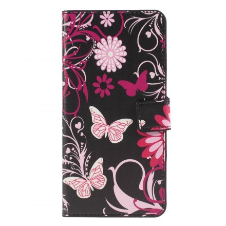 Funda Huawei P30 Lite Mariposas y Flores