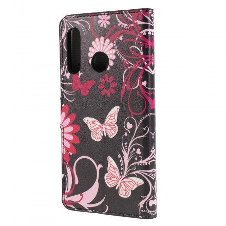 Funda Huawei P30 Lite Mariposas y Flores