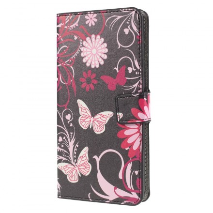 Funda Huawei P30 Lite Mariposas y Flores