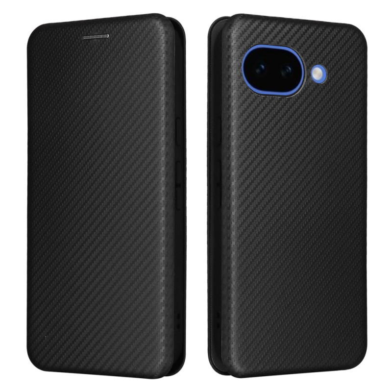 Flip Cover Google Pixel 10A Fibra de Carbono