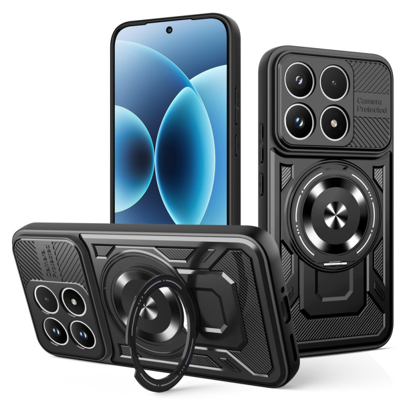 Xiaomi 17 Funda magnética con soporte giratorio