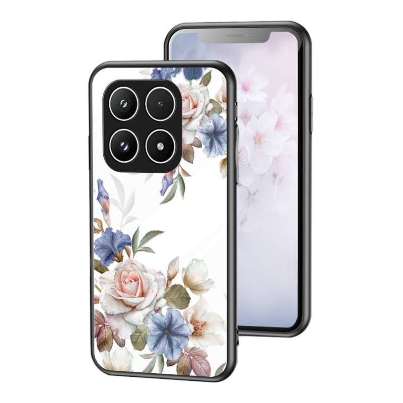 Xiaomi 17 Toughened Glass Funda Diseño Floral