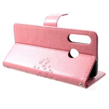 Funda con colgante de árbol y búho para Huawei P30 Lite