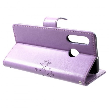 Funda Huawei P30 Lite Árbol y búhos con colgante