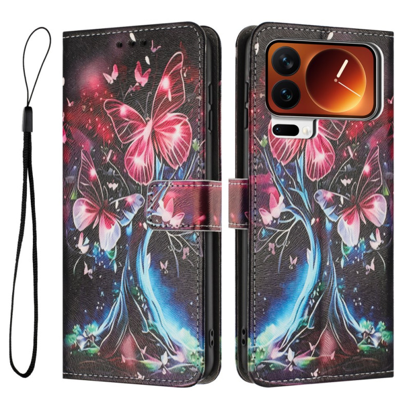 Xiaomi 17 Pro Max Butterfly Tree Funda
