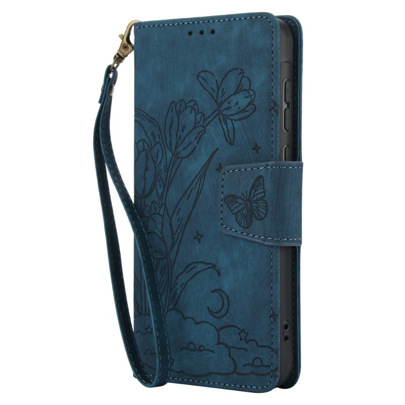 Xiaomi Redmi Note 15 5G / 15 4G Funda Flores y Mariposas