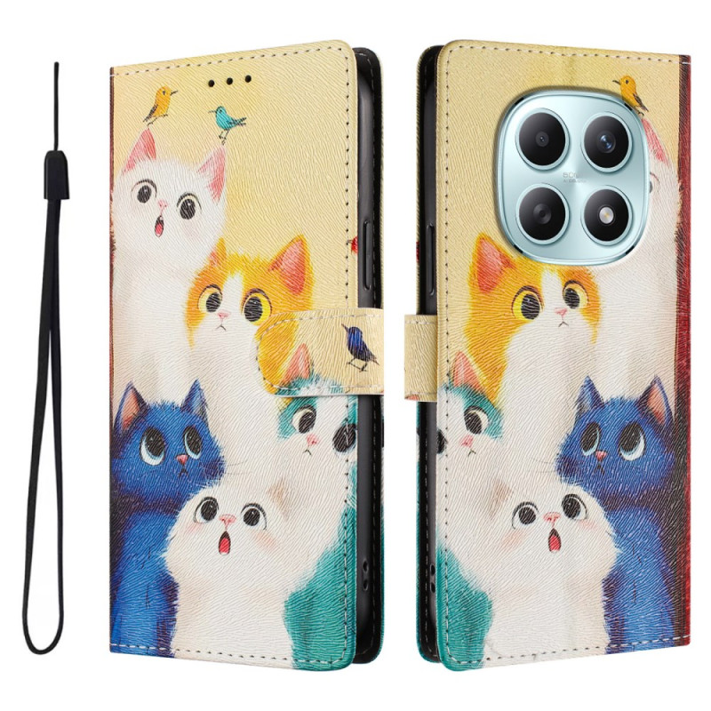Xiaomi Redmi Note 15 5G / 15 4G Caso Gatos de colores