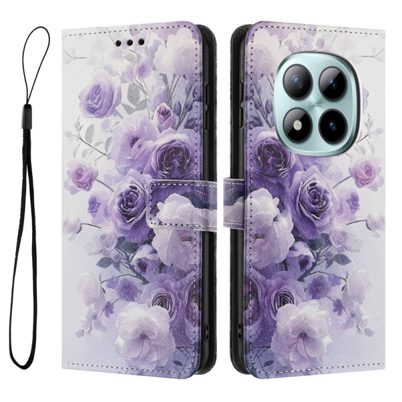 Xiaomi Redmi Note 15 Pro 4G Funda Purple Roses
