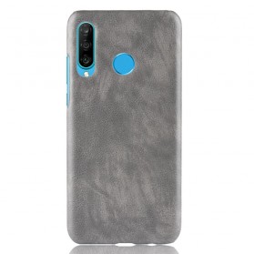 Huawei P30 lite Funda efecto cuero Litchi
