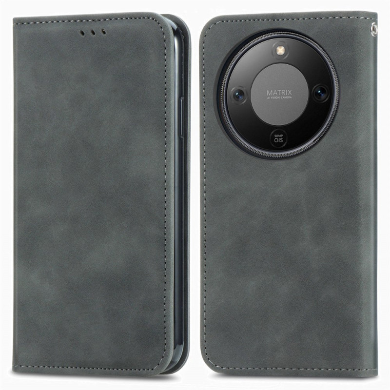 Flip Cover Honor Magic 8 Lite Efecto Gamuza