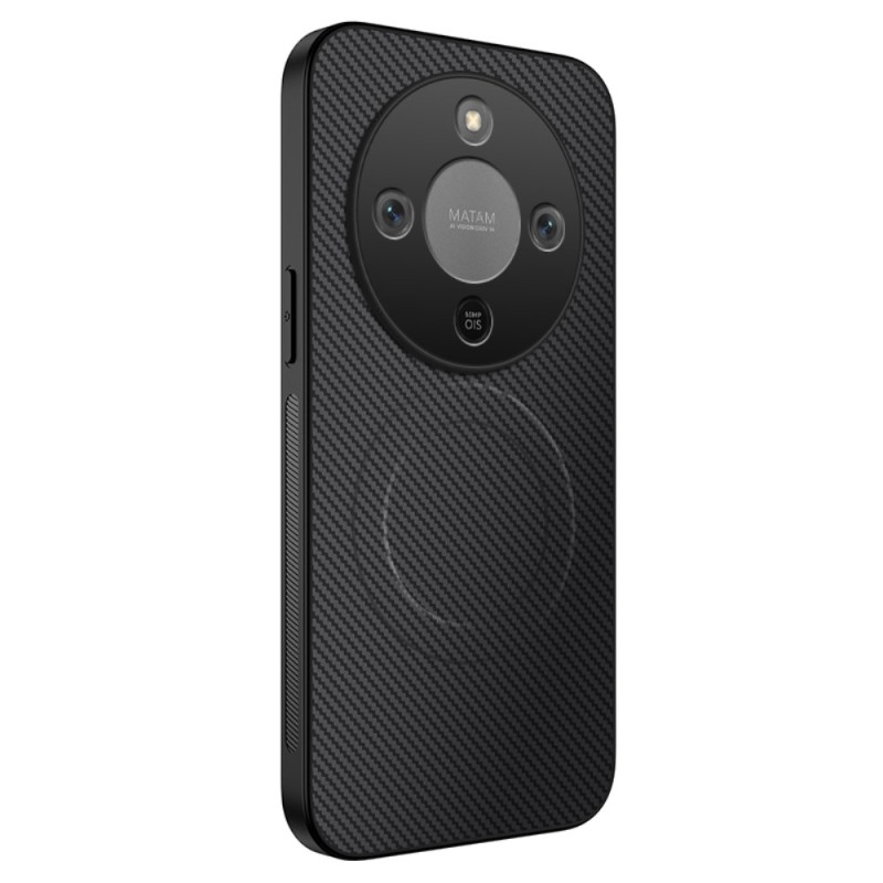 Honor Magic 8 Lite Funda Magnética Fibra de Carbono Textura