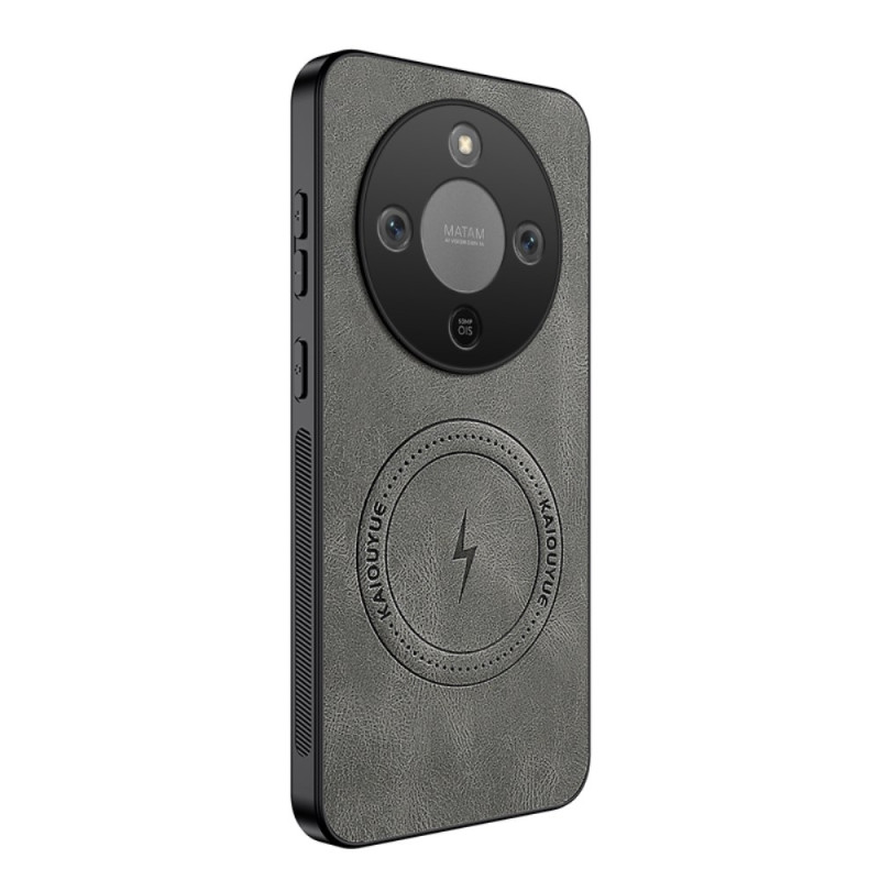 Funda magnética efecto piel Honor Magic 8 Lite