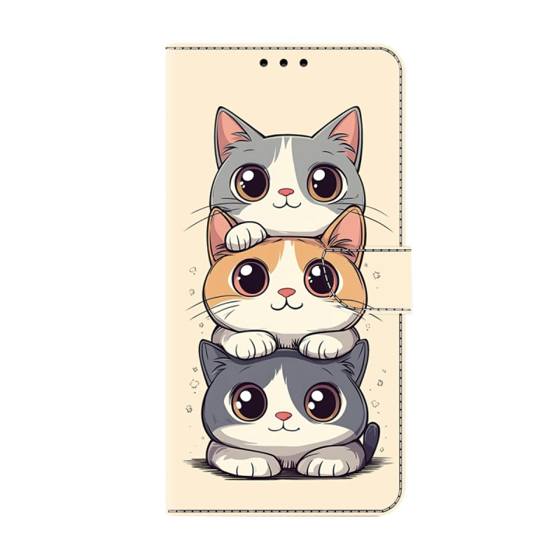 Xiaomi Redmi Note 15 5G Funda Gatos apilados