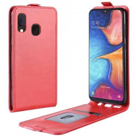 Samsung Galaxy A20e Funda plegable efecto piel