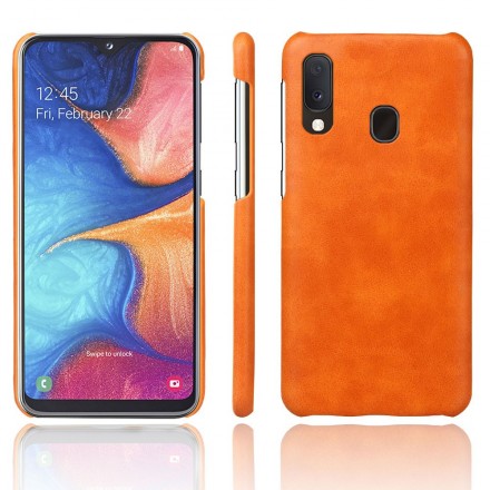 Funda de cuero Samsung Galaxy A20e Performance Litchi