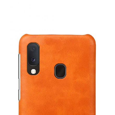 Funda de cuero Samsung Galaxy A20e Performance Litchi