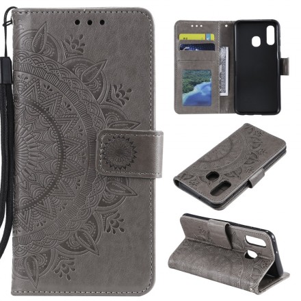 Samsung Galaxy A20e Funda Mandala Sun Samsung Galaxy A20e Funda Mandala Sun