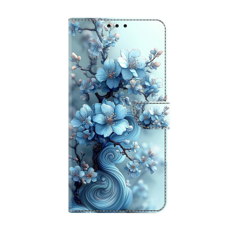 Funda Samsung Galaxy S26 Plus Flores Azul Hielo