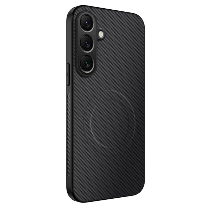 Samsung Galaxy A57 5G Funda Magnética Fibra de Carbono Clásica