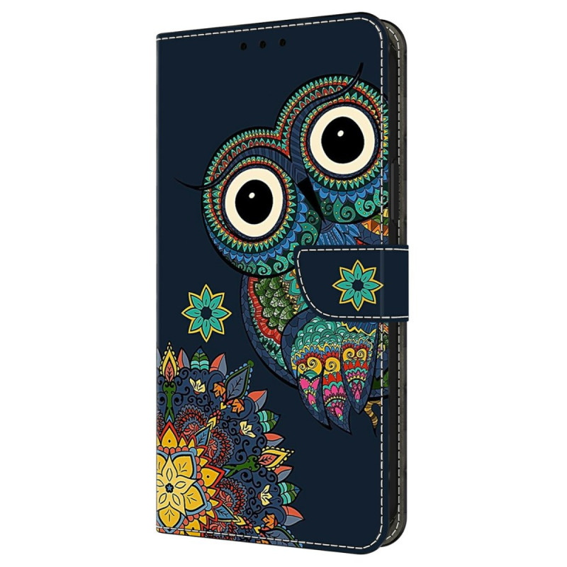 Housse Samsung Galaxy A37 5G Hibou Mandala