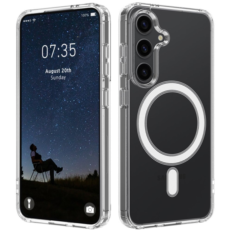 Funda magnética transparente para Samsung Galaxy A37 5G Funda magnética transparente