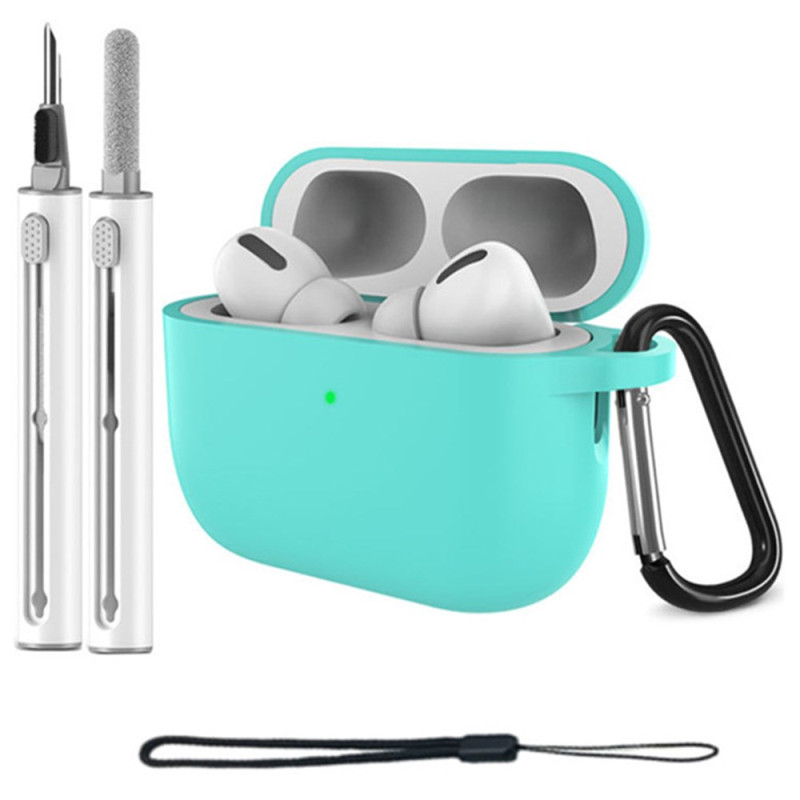 Estuche con mosquetón, colgante y bolígrafo de limpieza para los AirPods Pro 3
