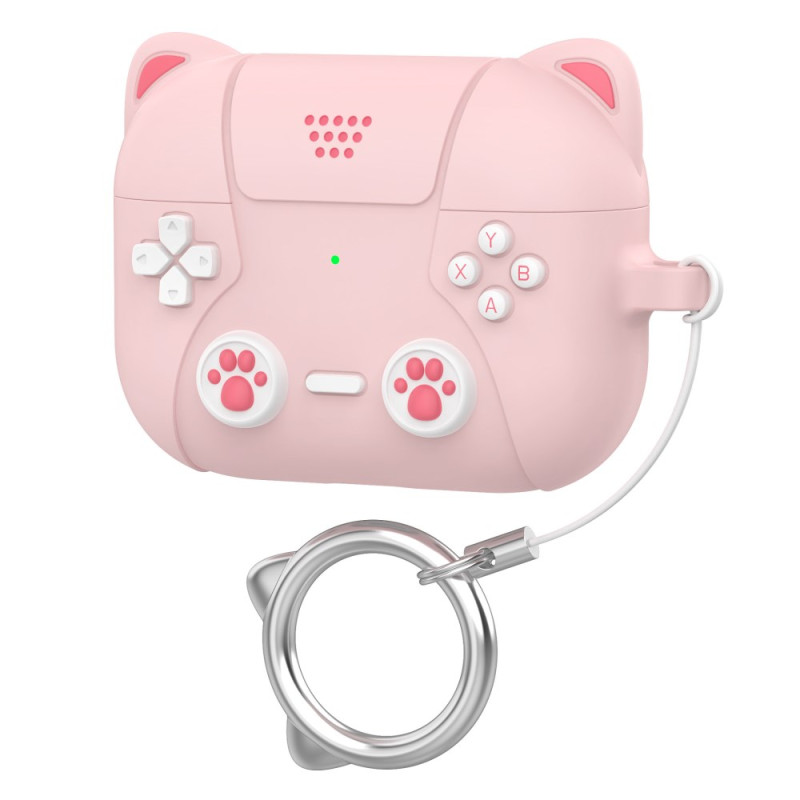 AirPods Pro 3 Estuche Patas de Gato con Llavero