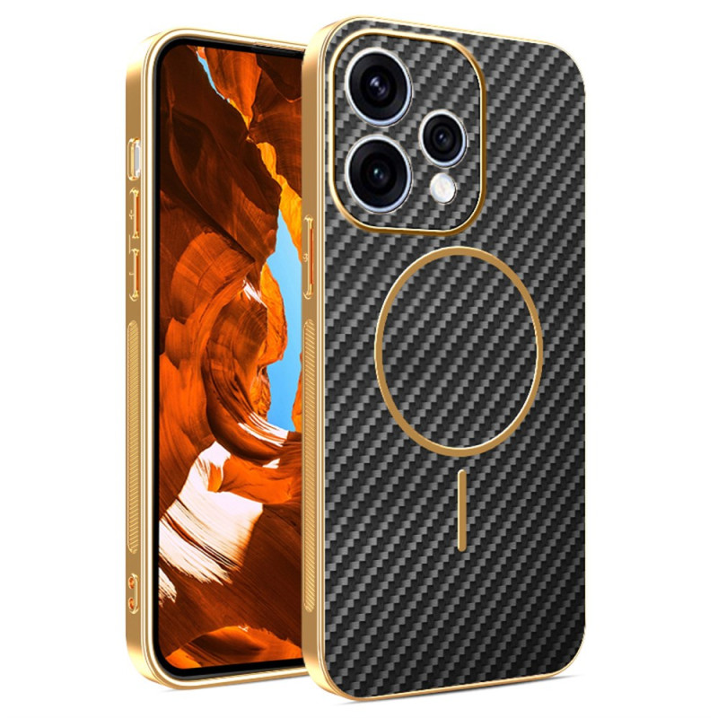 Funda Oppo Reno 15 5G con textura de fibra de carbono