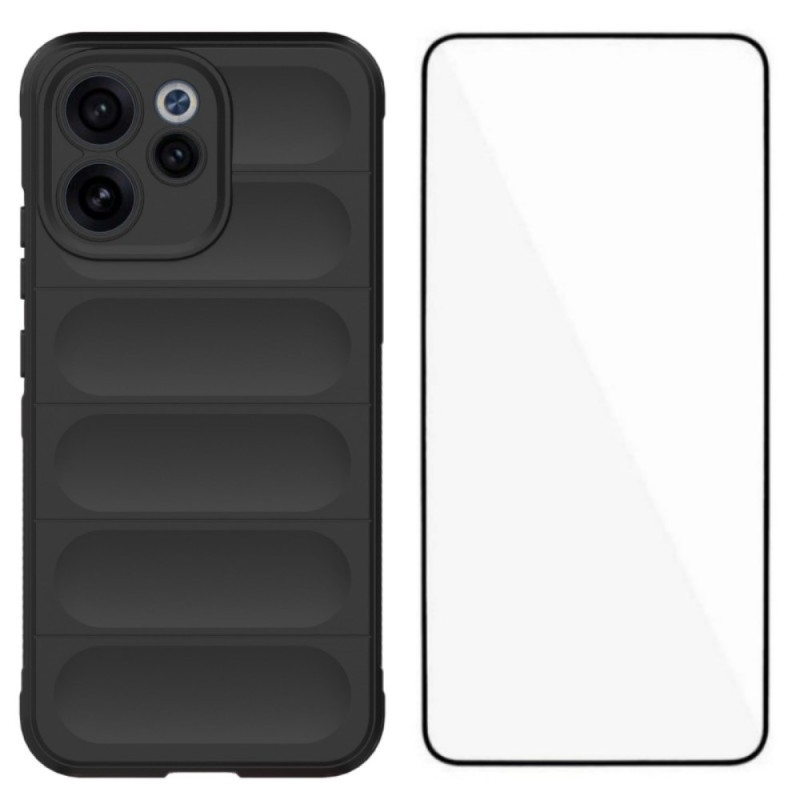 Oppo Reno1 5 F 5G Funda antideslizante con protector de pantalla