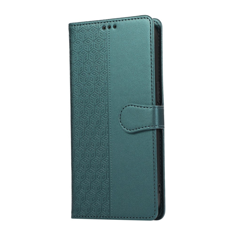 Funda Oppo A6 Pro 5G con diseño de diamantes y colgante de mano