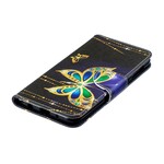 Funda de mariposa mágica para el Samsung Galaxy A10
