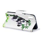 Funda para el Samsung Galaxy A10 Panda en Bambú
