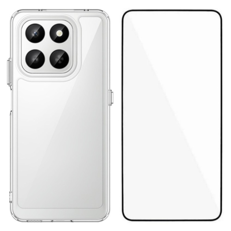 Honor 400 Smart 5G / 4G / X7d 4G Funda Transparente con Protector de Pantalla