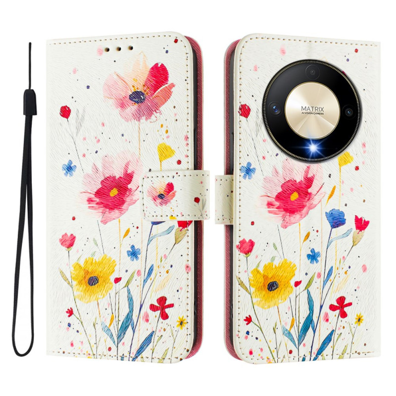 Funda con estampado floral Honor Magic 6 Lite / X9b